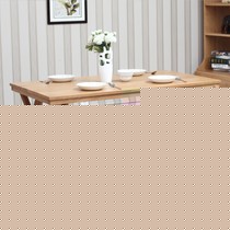 维莎质朴原木色橡木餐桌椅，WSz401型号组装环保长餐桌