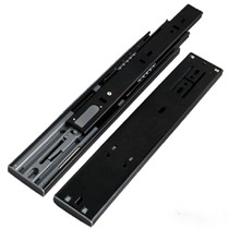 波兰库博45cm液压阻尼缓冲滑轨,防意外开启装置设计,三节可拆卸抽屉轨道