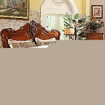 美式乡村实木双人床，雅居格E5301美式1.8米双人床，美式古典混搭床