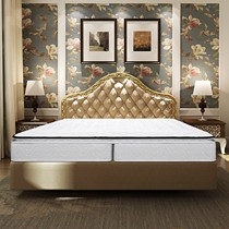 左硬右软3d床垫，慕思1.8米独筒弹簧床垫，透气羊毛保温床垫