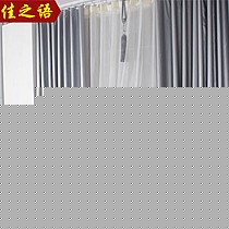 佳之语100%全遮光窗帘，银色环保涂层遮光布-防紫外线款隔热功效