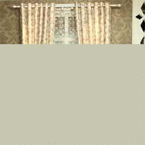 一米精美穿杆式可定制窗帘，欧式田园鸟巢纱绣花纱帘，型号:蒂罗米亚