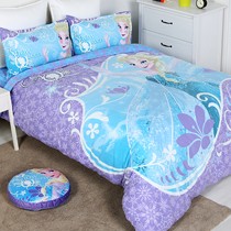 迪士尼儿童被三件套，冰雪奇缘系列儿童套装，磨毛全棉床上用品