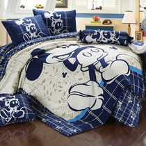 迪士尼儿童被三件套,卡通图案儿童床品套件，货号: 30903/9810