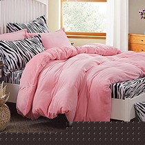 加厚珊瑚绒四件套，301275冬季法兰绒床上套件，爱蒂斯豹纹床品