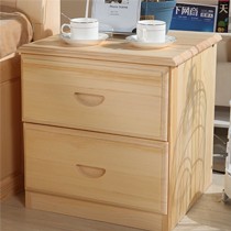 清香玫瑰梅花床头柜，现代简约带抽屉实木床头柜