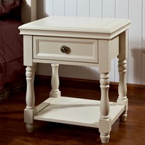 楠艺轩高档实木床头柜，CGT01#时尚卧室床边单门柜子，柏木储物柜