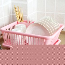 开馨宝塑料碗篮沥水架，镂空单层碗碟收纳篮，0002496筷子沥水筒
