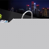 Joyou/中宇304不锈钢水槽套餐，不生锈双槽厨盆，型号: WJY67005-1