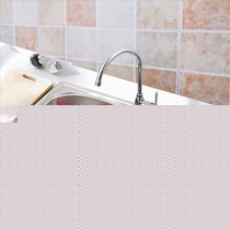 中宇WJY67005不锈钢加厚水槽，双槽圆角大容量厨盆，水槽含厨房龙头