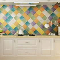 森美居地中海仿古砖，七彩抗污瓷砖，进口釉料墙厨卫阳台砖TQ1223