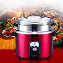 爱德圆形不锈钢机械式蒸煮两用电饭煲，波纹360度加热底盘电饭锅