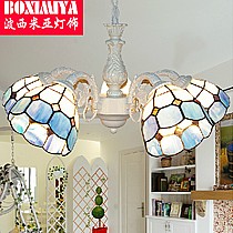 地中海玻璃吊灯，时尚节能灯具，型号：吊灯D885