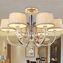 家家燕水晶玻璃烤漆吊灯，家装卧室客厅时尚吊灯，型号：8107/6