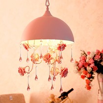 蓝瑟鸟语花香吊灯，水滴吊坠玫瑰吊灯，型号： dsd1404254501