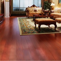 威越进口室内实木地板,圆盘豆抗滑地板,老油漆工艺,SJ8028