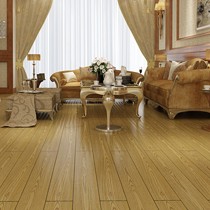 博典白蜡木双扣室内地板，防滑手抓纹纯实木地板，型号SC616