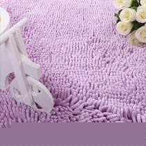 锦川日韩风情优雅地毯，X01BE系列雪尼尔纯色加密防滑毯