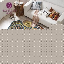 500324系列欧美个性羊毛地毯，捷尚居手工编织加厚书房地垫