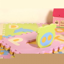 星期八拼接式儿童爬行垫，环保防滑爬行垫，益智字母地垫