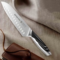 尚朋堂不锈钢开坑刀面，带锯齿刀刃厨师刀，医用钢材面包刀GA1-01R