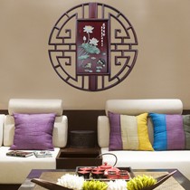 逸云现代客厅雕刻装饰画，中式精致立体植物花卉浮雕墙画，货号55-5