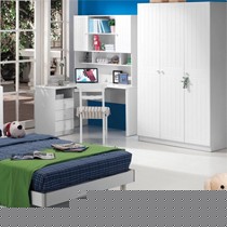 火图腾1A92环保耐用高密度中纤板儿童衣柜，精美五金配件哑光宝漆儿童衣橱