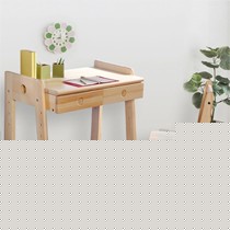 家逸多功能实木儿童书桌，RF-225系列简约现代可调儿童桌椅组合