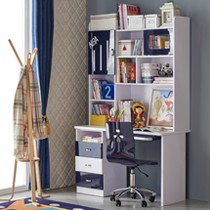 博逸林现代时尚多功能儿童桌，蓝白男生儿童书桌，型号: BYJ-17S