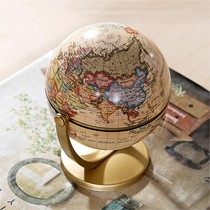 奇居良品书桌艺术摆件，可旋转地球仪摆件，复古怀旧摆饰JSBJ283