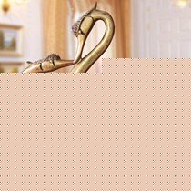 尚凡欧式典雅天鹅酒架，贴钻仿古动物装饰品，SFJJ004古铜色酒架摆件