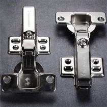 顶固品牌TS-Y系列内藏式阻尼门铰，二段力脱卸式镀镍液压缓冲铰链