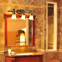 欧柏图卫生间镜前led灯具，多色仿古做旧雕花欧式镜前灯，型号: J72