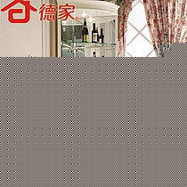 德家唯美清新边角柜，韩式田园酒柜，纯正象牙白色调，型号: 803-2
