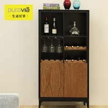 生活哲学,现代个性实木柜,混搭风装饰酒柜,型号:GMPP-00109