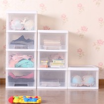 百露抽屉式收纳，家居塑料储物收纳柜，透明一体2层和3层叠加，型号: BL2360