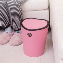 10L创意心型垃圾桶，QH_02028按压式垃圾桶，千鸿炫彩时尚翻盖垃圾桶