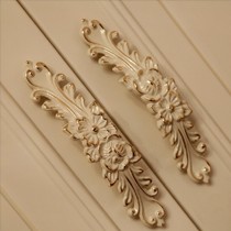 梦幻之家,欧式奢华亮铬镶金拉手,唯美田园风象牙白花,型号: 3008