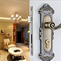 卡贝CX50-6111奢华大气青铜木门把手，卧室卫生间客厅防盗门门把拉手