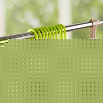 美丽雅绿色圆形防风晾衣架，PP塑料旋转挂钩防滑衣挂，型号：HC051348