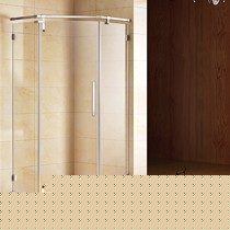 朗斯卫浴开放式浴室隔断，钻石形淋浴房，防爆淋浴房型号: 蒂娜A31