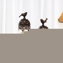 盈点烛光晚餐装饰，摩洛哥擦金仿古烛台，玻璃餐桌工艺品