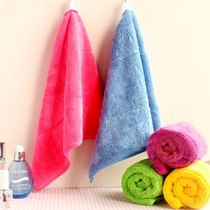 魅洁双层珊瑚绒柔软透气洗碗巾，超强去污不掉毛耐磨抹布，型号31113-C2