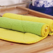 时尚双色加厚超强吸水抹布，百露BL2316系列厨房洗碗布，超细纤维材质强力去污不掉毛