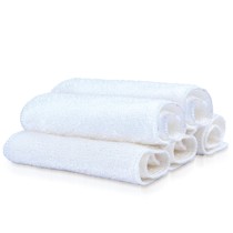 百家好世白色多用百洁布，竹纤维易清洗厨房洗碗布，型号：bjhs1-0371