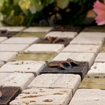 赛菲玻晶石防辐射IDY马赛克，欧式阳台白洞石防水墙贴，型号NM006