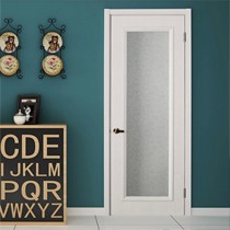 派的PBL001系列免漆实木复合门，现代简约环保耐磨厨卫玻璃门