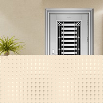 DONAR/东亚吉祥时尚不锈钢进户门，平开式防盗安全门，型号: DY-3206