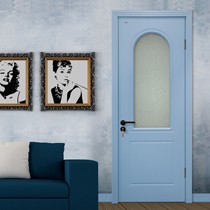 展志天华滨海蓝定制木门，实木复合免漆耐磨室内门，型号：WL-1085KB