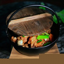 可吊煮铸味生铁炖锅，手工锻造日式汤锅，炉灶通用锅具型号02205MY01